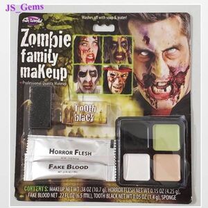 New Zombie Halloween Family Makeup Set